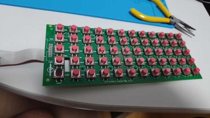 Reparación del teclado de una balanza de comercio en IAFIDI